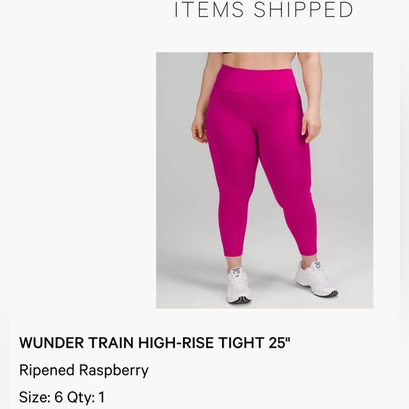 Like new LULULEMON leggings hot pink - Picture 4 of 4